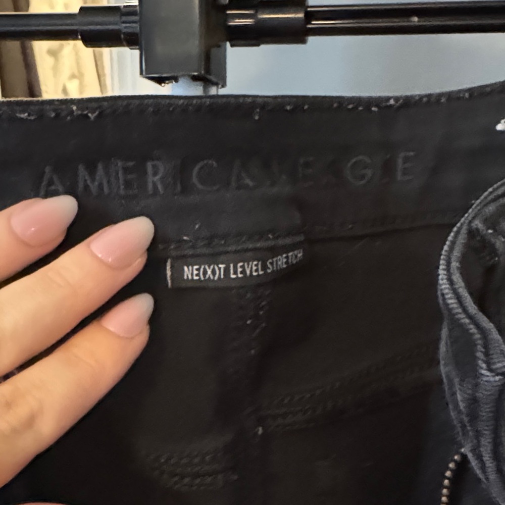 Black Distressed Jeans - Picture 3 of 5